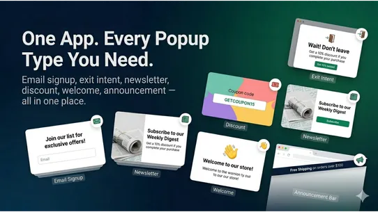 BA Email Popups &amp; Discount Pop screenshot