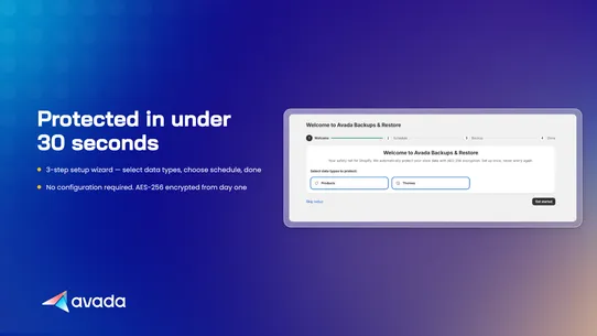Avada Backups &amp; Restore screenshot