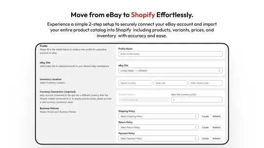 Ebay Product Importer screenshot