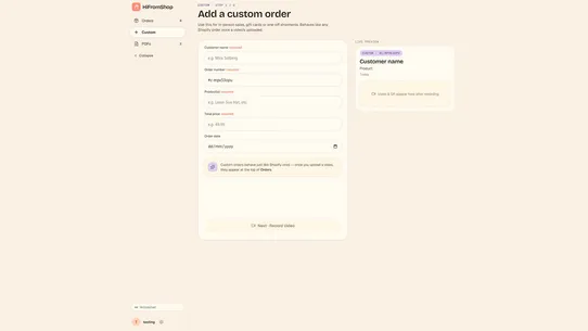 HiFromShop screenshot