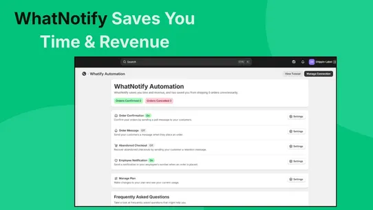 WhatNotify Automation screenshot
