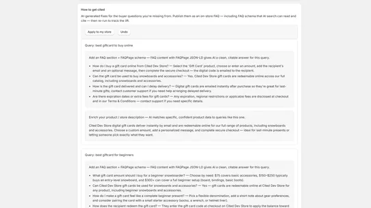 Cited: AI Search Visibility screenshot