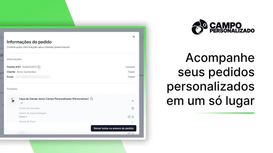 Campo Personalizado Empreender screenshot