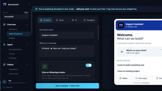 AivaStark ‑ Ai Support Agent screenshot