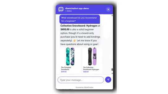 DBestChatBot screenshot