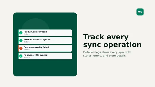 Fetch Metafield Sync screenshot