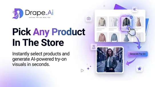 Drape AI ‑ Virtual Try On screenshot