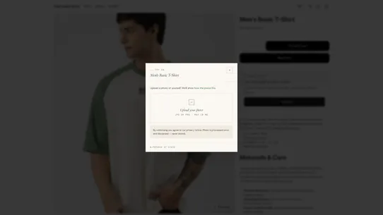 Figur: AI Virtual Try‑On screenshot
