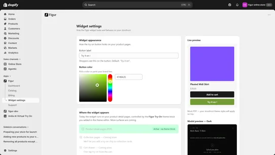 Figur: AI Virtual Try‑On screenshot