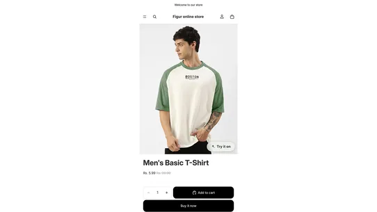 Figur: AI Virtual Try‑On screenshot