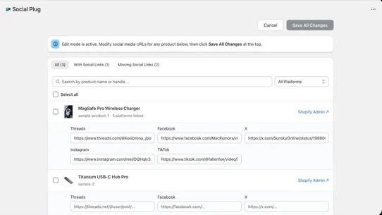 SocialPlug screenshot