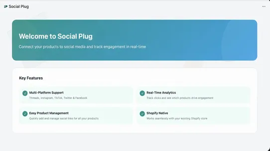 SocialPlug screenshot
