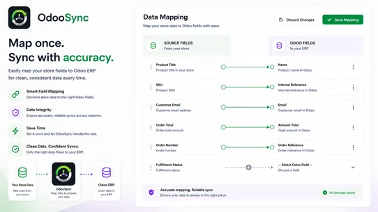 OdooSync ‑ Odoo ERP Sync screenshot