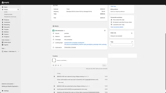 Marko ‑ UTM Order Tracker screenshot