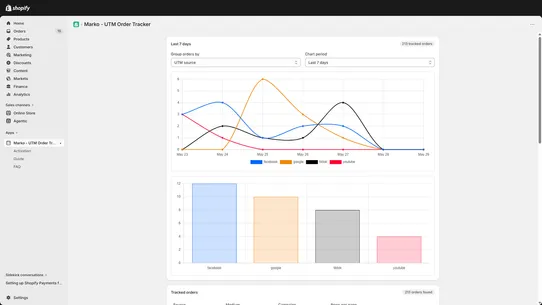 Marko ‑ UTM Order Tracker screenshot
