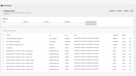 ClearMargin screenshot