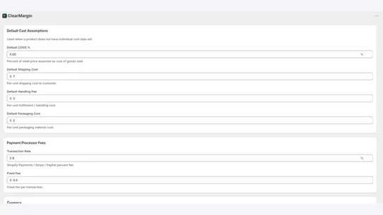 ClearMargin screenshot