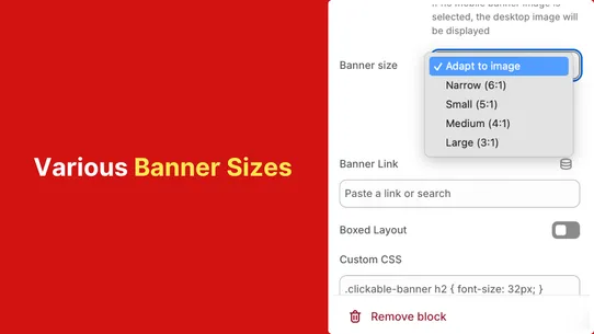 Clicky: Clickable Image Banner screenshot