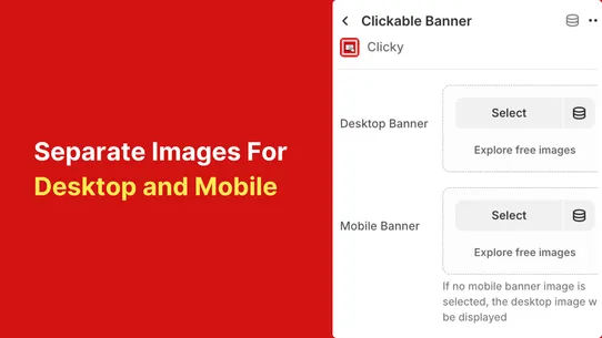 Clicky: Clickable Image Banner screenshot