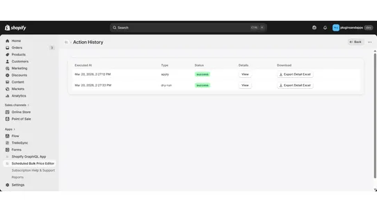 Scheduled Bulk Price Editor screenshot