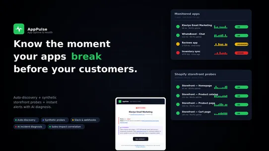 AppPulse App Uptime &amp; Health screenshot