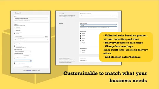 ArrivesBy Delivery Estimates screenshot