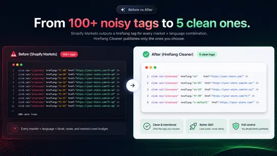 Hreflang Cleaner screenshot