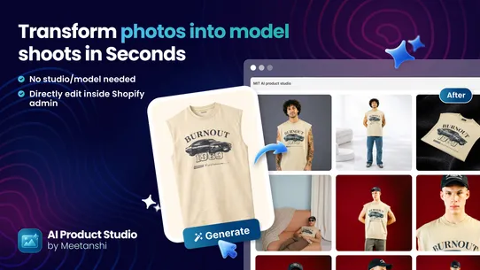 Meetanshi AI Product Studio screenshot