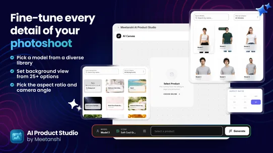 Meetanshi AI Product Studio screenshot