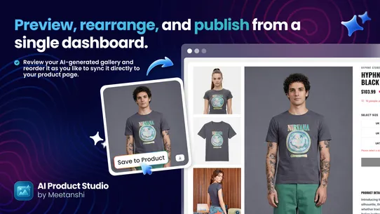 Meetanshi AI Product Studio screenshot