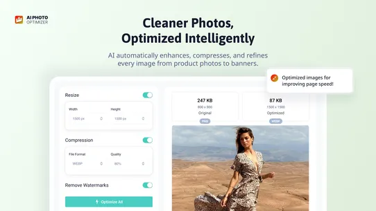 AI Photo Optimizer | SEO King screenshot
