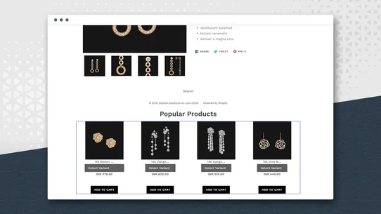 Popular Products on Your Store screenshot