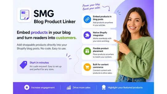 SMG Blog Product Linker screenshot