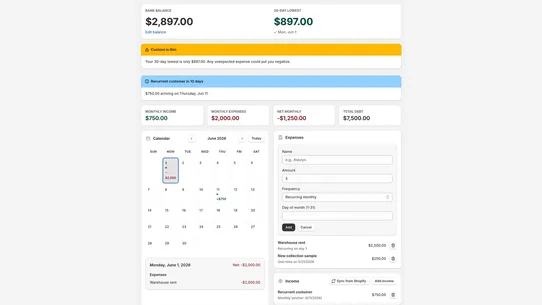 Cash View Budgeting App screenshot