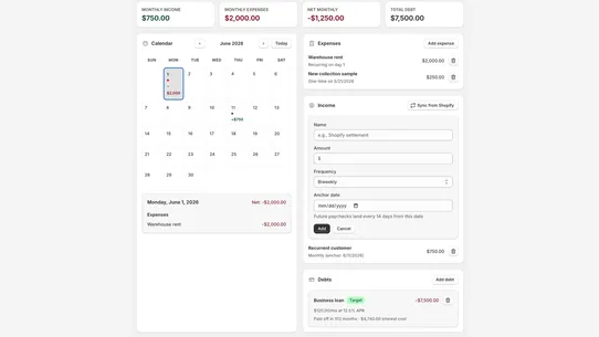 Cash View Budgeting App screenshot
