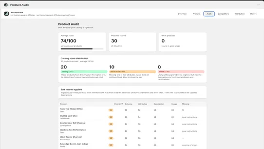 AnswerRank screenshot