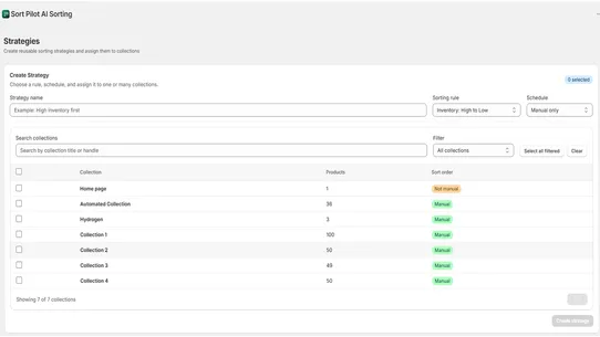 Sort Pilot screenshot