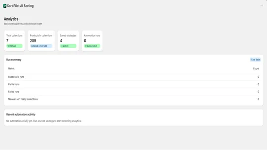 Sort Pilot screenshot