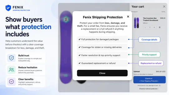 Fenix Shipping Protection screenshot