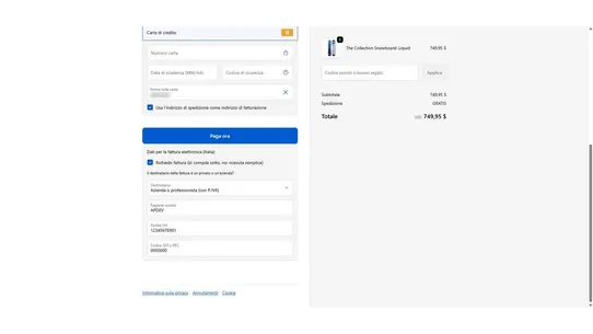 Dati Fatturazione Elettronica screenshot