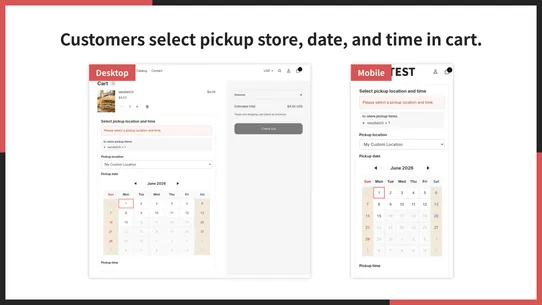 UR: Store Pickup Date &amp; Time screenshot