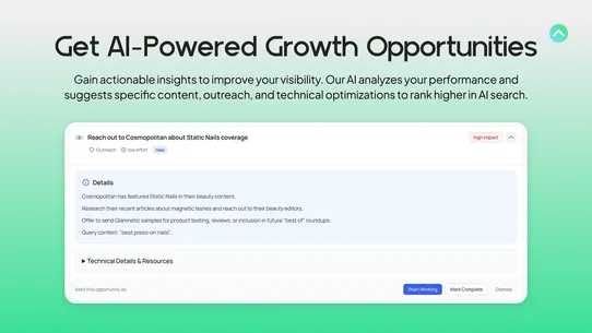CartRank AI Search Visibility screenshot