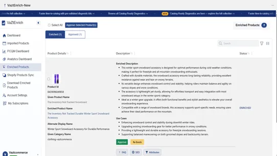 VaZtEnrich screenshot