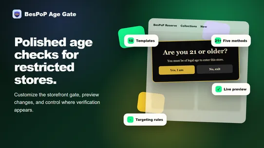 BesPoP ‑ Age Gate screenshot