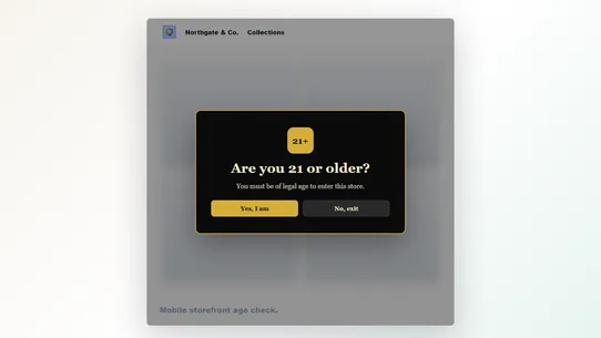 BesPoP ‑ Age Gate screenshot