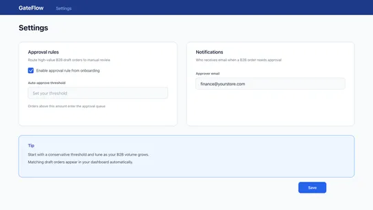 GateFlow ‑ Ship &amp; Orders screenshot