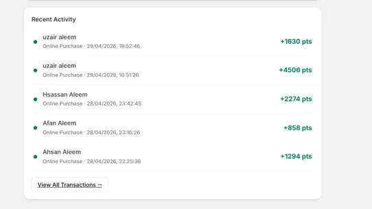 DGT Customer Rewards &amp; Loyalty screenshot