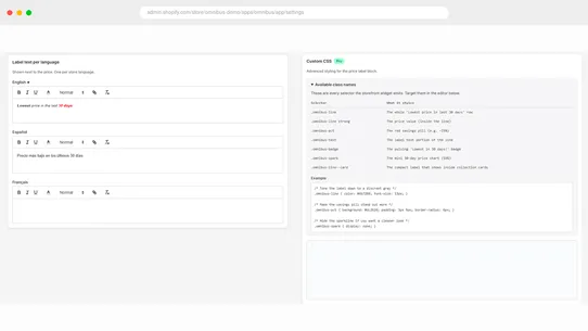 Omnibus EU Compliance screenshot