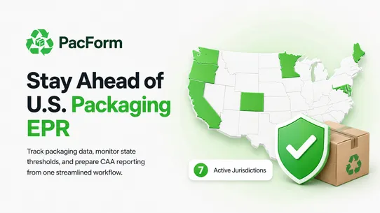 PacForm ‑ US EPR &amp; CAA Reports screenshot