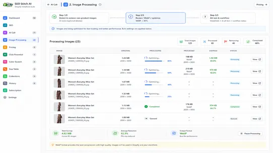 SEO Stitch: AI Product Manager screenshot